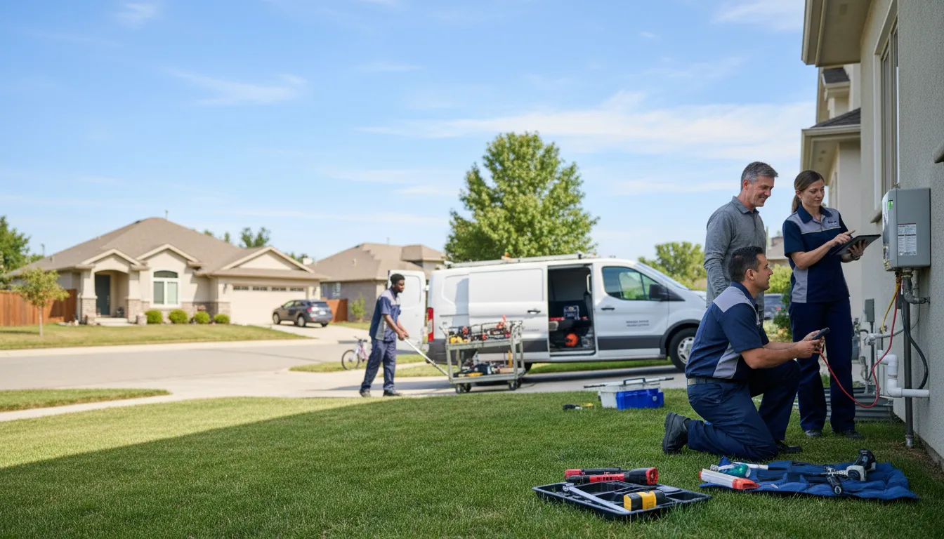 Tankless water heater service in Placedo, TX